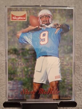 SkyBox Steve McNair Rookie Card - Blue Jersey
